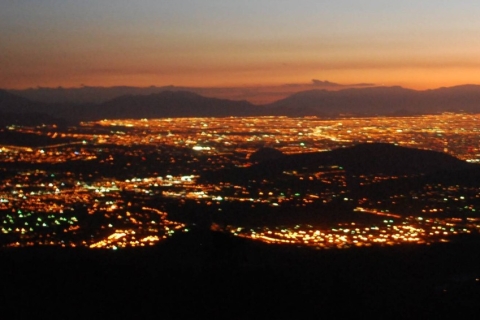 Santiago: randonnée privée au coucher du soleil avec collations et vin