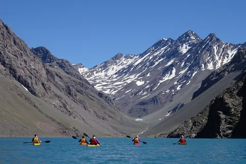 From Santiago Chile: Kayaking Tour in Laguna del Inca