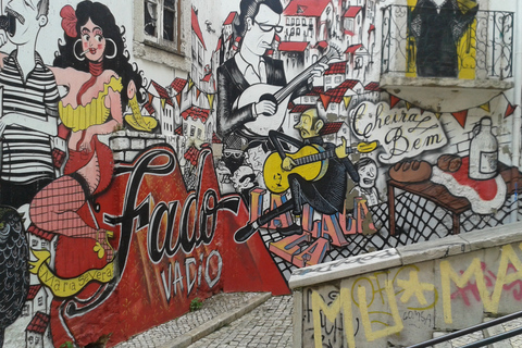 Recorrido por el arte callejero real de Lisboa en minivan