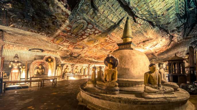 dambulla cave temple and village allinclusive tour