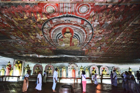 Dambulla: visite tout compris du temple des grottes et du village