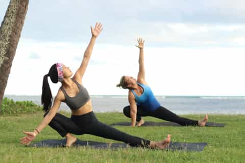 Island Style Power Vinyasa Yoga on the Beach