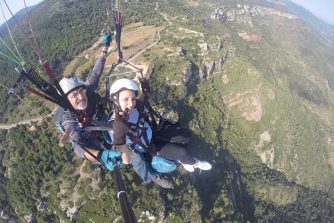 Tarragone : vol en parapente sur les montagnes de Mussara