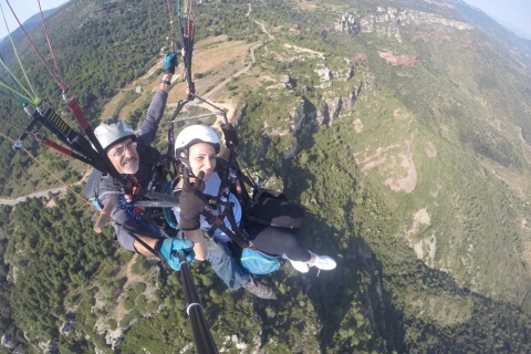 Tarragone : vol en parapente sur les montagnes de Mussara