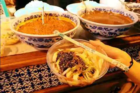 Tour a pie gastronómico por el mercado nocturno del barrio musulmán de Xi'an
