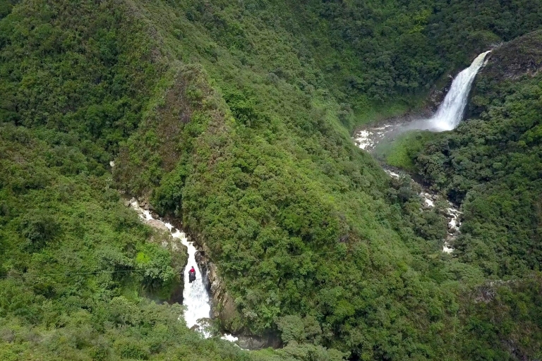 Epische Zipline und riesiger Wasserfall von Medellin