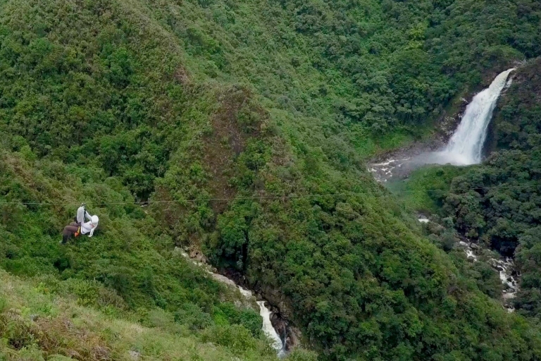 Desde Medellín:Poderosa vía Ferrata y Zipline Cascada GigantePotente vía Ferrata y Épica Tirolina Cascada Gigante