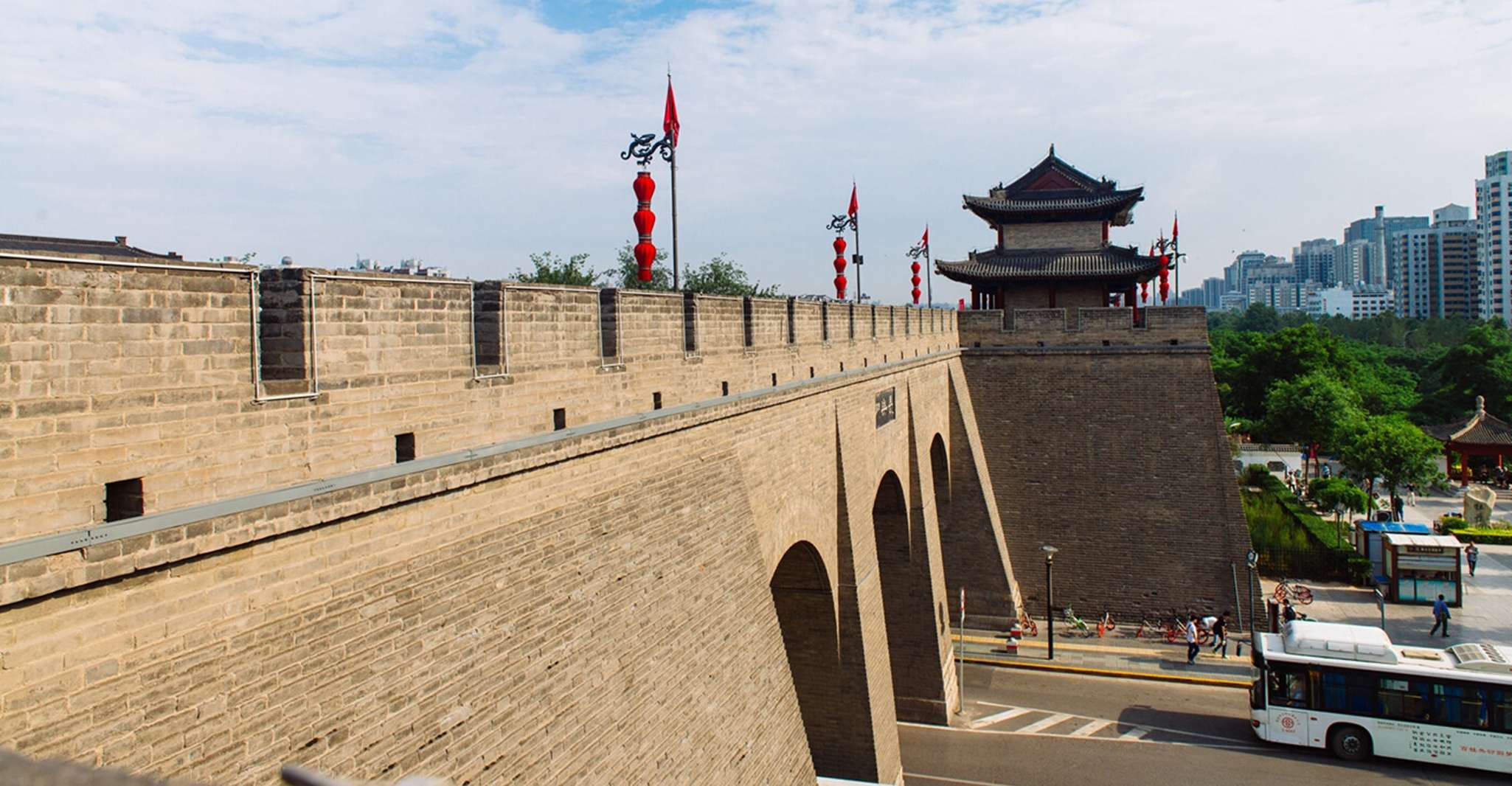 Xi'an Stadtmauer private geführte Tour mit Radfahren Option - Hizvo