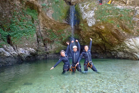 Bled: Guided Canyoning Tour with Transport