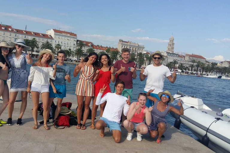 Van Split & Trogir: privé Blue Cave & Hvar-rondleiding op hele dag