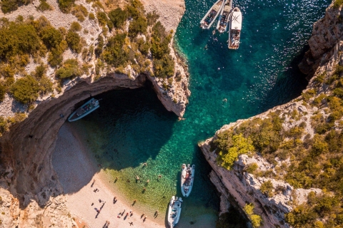 Van Split & Trogir: privé Blue Cave & Hvar-rondleiding op hele dag