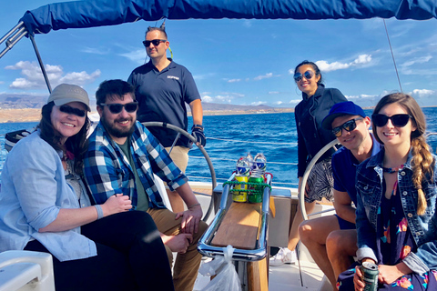 Sud de Grande Canarie : croisière de luxe en yacht en petit groupeCroisière en groupe de 4 heures l'après-midi