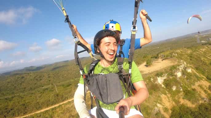 from montañita paragliding experience