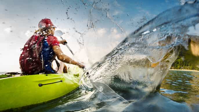 cape town guided kayaking in hout bay