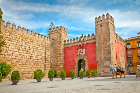 Sevilla: Alcázar-Führung mit bevorzugtem EinlassGruppentour auf Spanisch