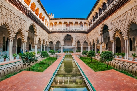 Sevilla: rondleiding door Alcázar met voorrangstoegangGedeelde tour in het Engels