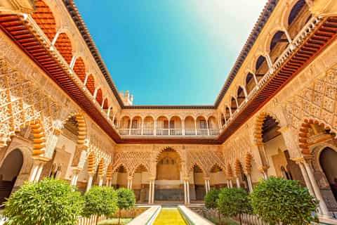 Official guided tour at the Alcázar of Seville