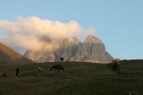Georgia: Caucasus Mountains Hike and Alpine Meadow Camping