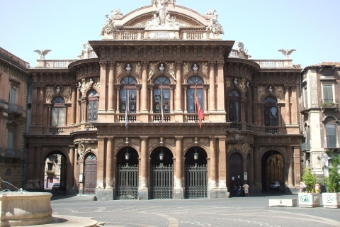 Catania: privétour Ursino Castle en Bellini Theatre