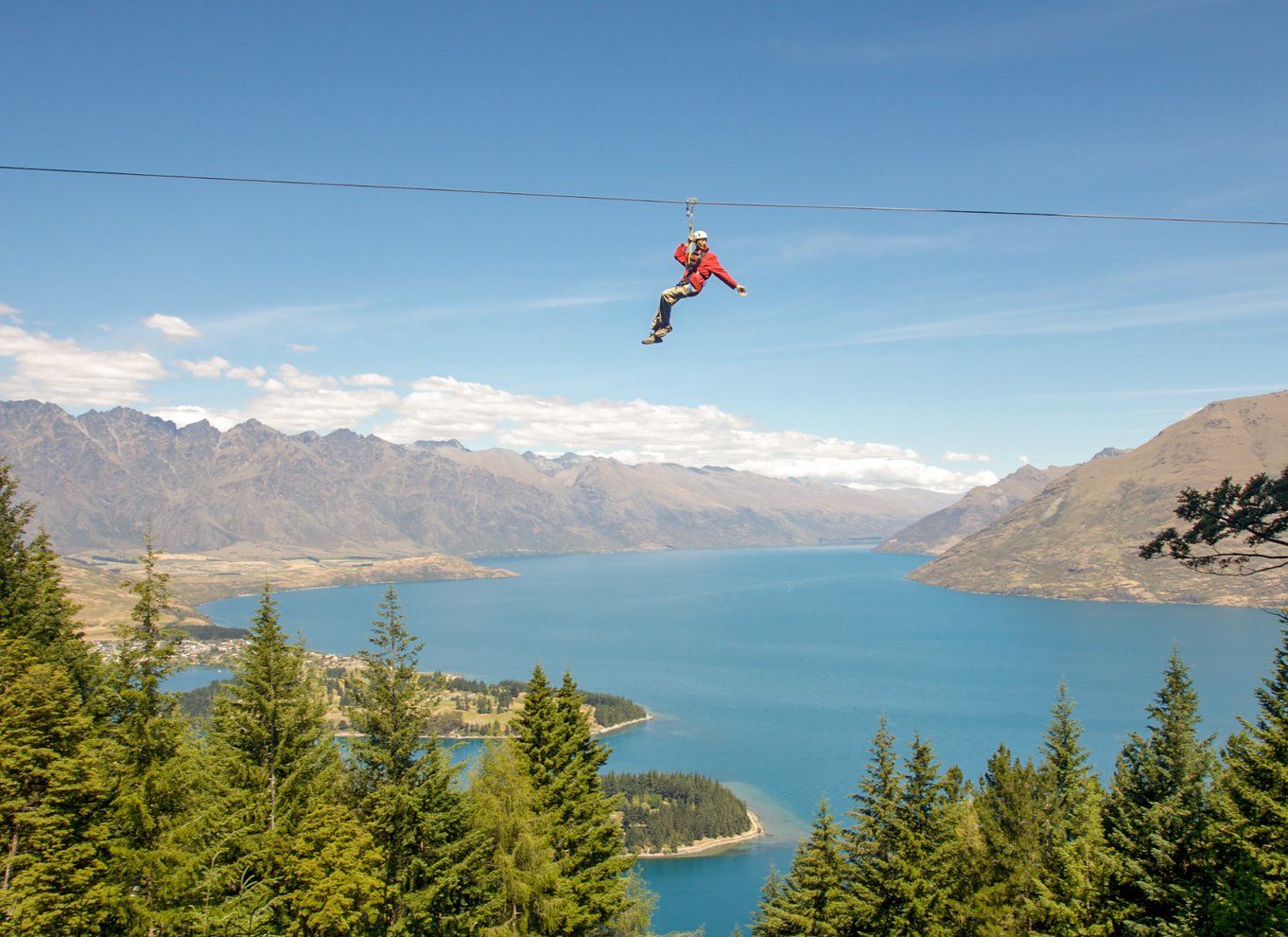 Queenstown: 3-timers zipline-eventyr med 6 liner