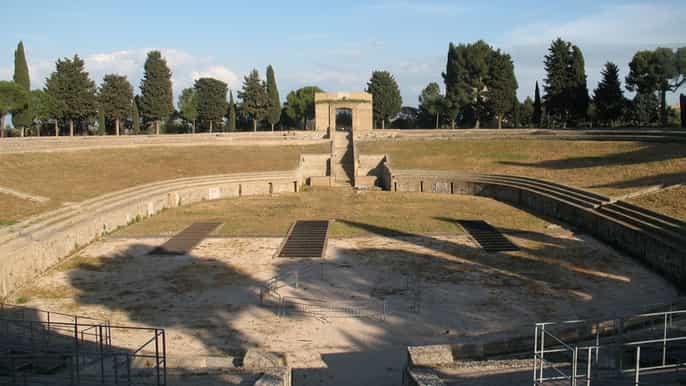 lucera 2hr guided tour of amphitheater church fortress