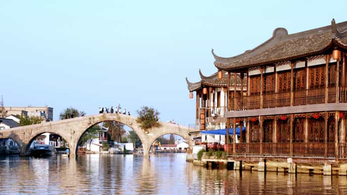 shanghai zhujiajiao unesco water town afternoon tour