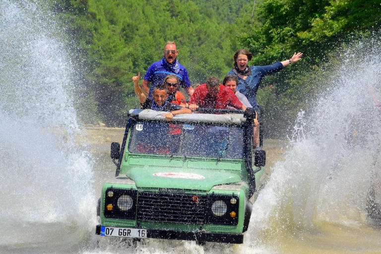Türkische Riviera: Tagestour mit Geländewagen & RaftingGanztägige Geländewagen- und Rafting-Tour ab Side