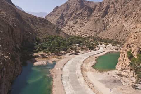 mascate excursion au wadi shab et au gouffre de bimah