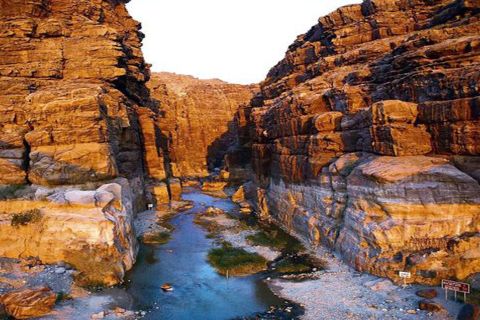 Wadi Mujib Siq Trail: escursione privata da Amman