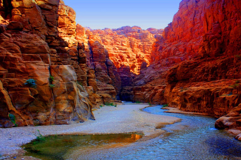 Vanuit Amman: trekkingstocht Siq in Wadi Mujib