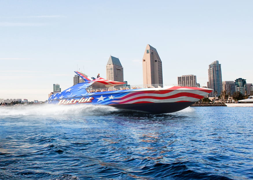 San Diego : Tour en bateau à réaction Patriot