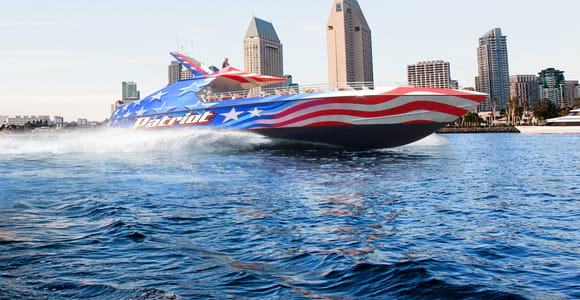 San Diego: Patriot Jet Boat Thrill Ride