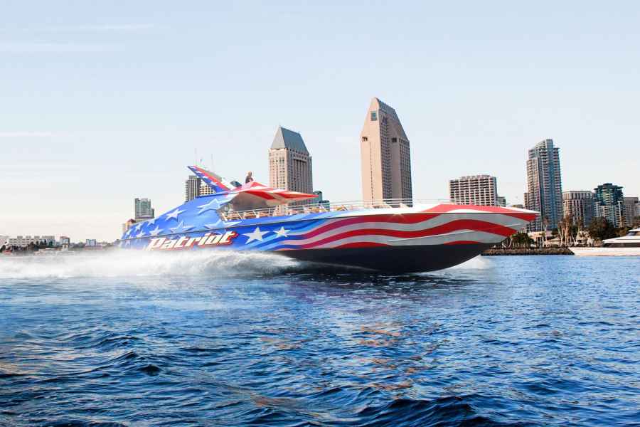 San Diego: Aufregende Jetboot-Fahrt. Foto: GetYourGuide