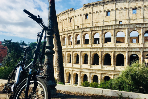 Rome: privé-e-bike-tour met lokaal eten