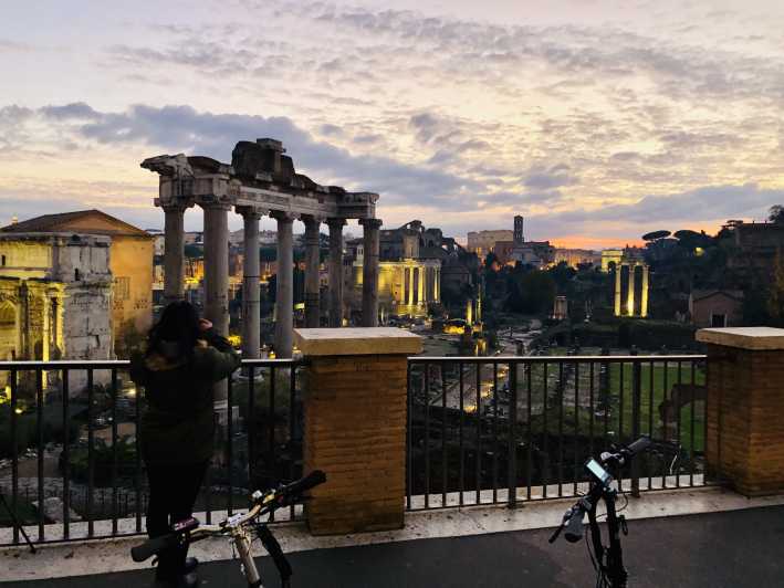 Rome: Sunrise E-Bike Experience with Coffee Tasting