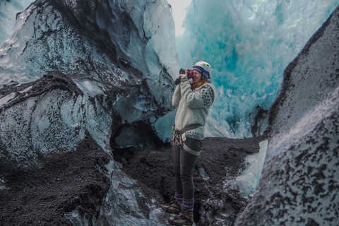 Escalade sur glace et randonnée glaciaire au Sólheimajökull