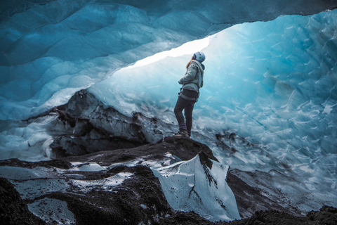 Wspinaczka lodowa Sólheimajökull i wędrówka po lodowcu