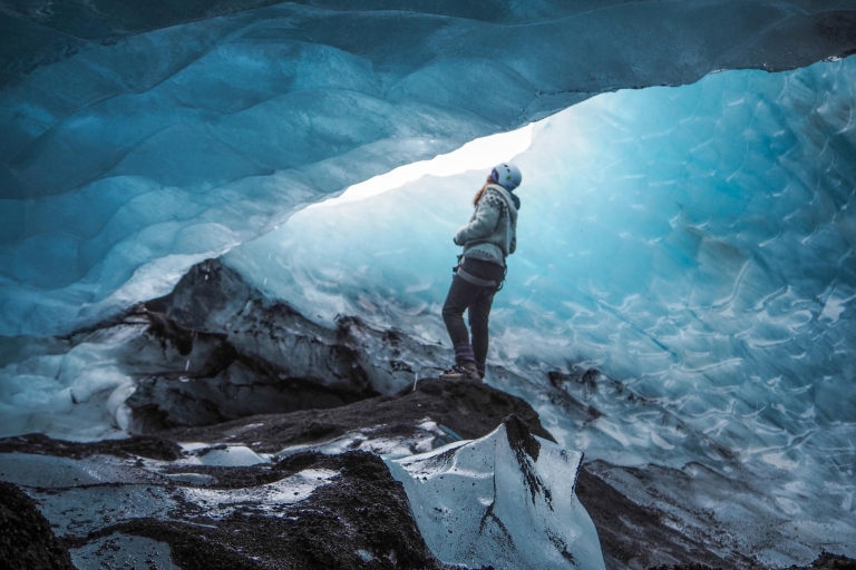 Wspinaczka lodowa Sólheimajökull i wędrówka po lodowcu