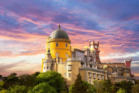 De Lisboa: Excursão Guiada de Meio Dia a Sintra