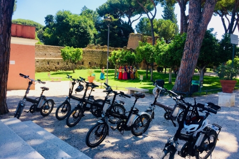 Rome: expérience en vélo électrique avec dégustation de plats