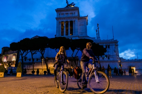 Rome bij nacht: fietservaring van 3 uurRondleiding in het Duits