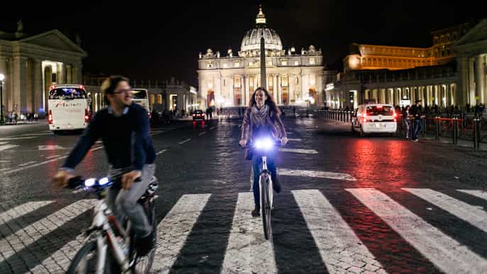 rome by night 3hour bike experience