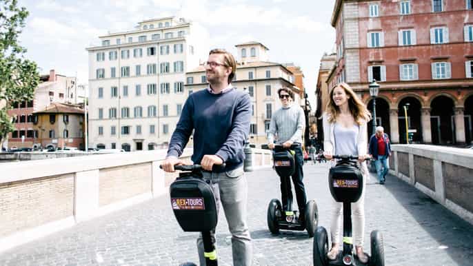 rome 3.5hour segway tour of trastevere