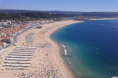 Desde Lisboa: Fátima, Óbidos Medieval, Costa Atlántica de NazaréTour privado de día completo: recogida en el Hotel Mundial