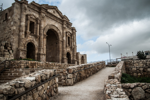 Aqaba: Jerash, Ajloun slott - Ajloun Teleferic en dagsutflykt