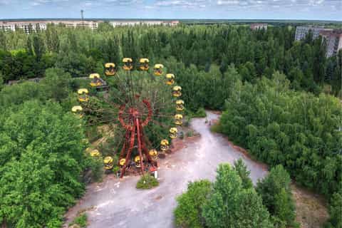 De Kiev: Excursão Chernobil e Pripyat c/ Pernoite