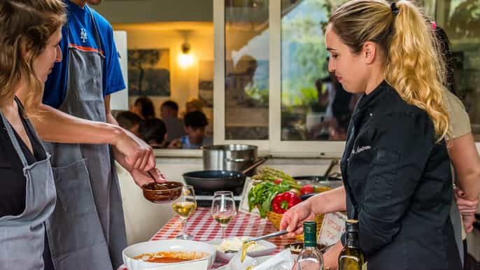 clase de cocina de sorrento