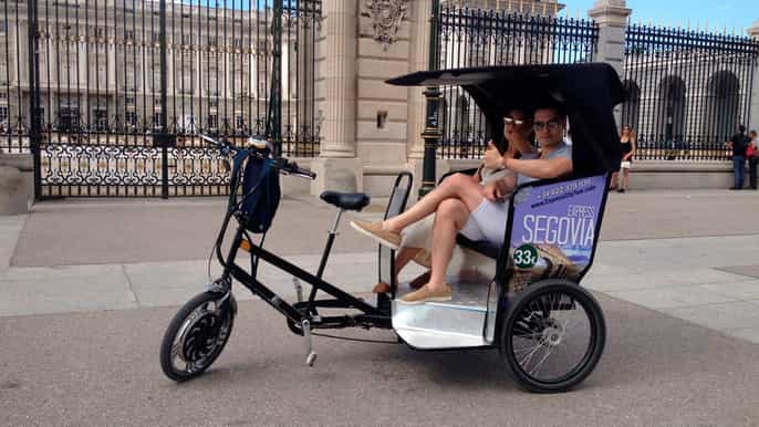 madrid pedicab tour of historical landmarks