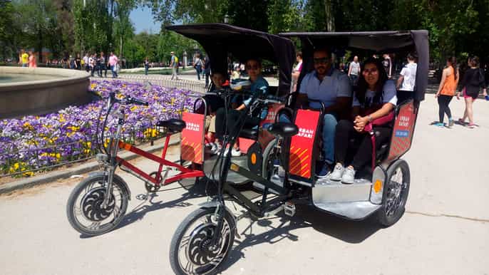 madrid discover the city on a 2hour private pedicab tour