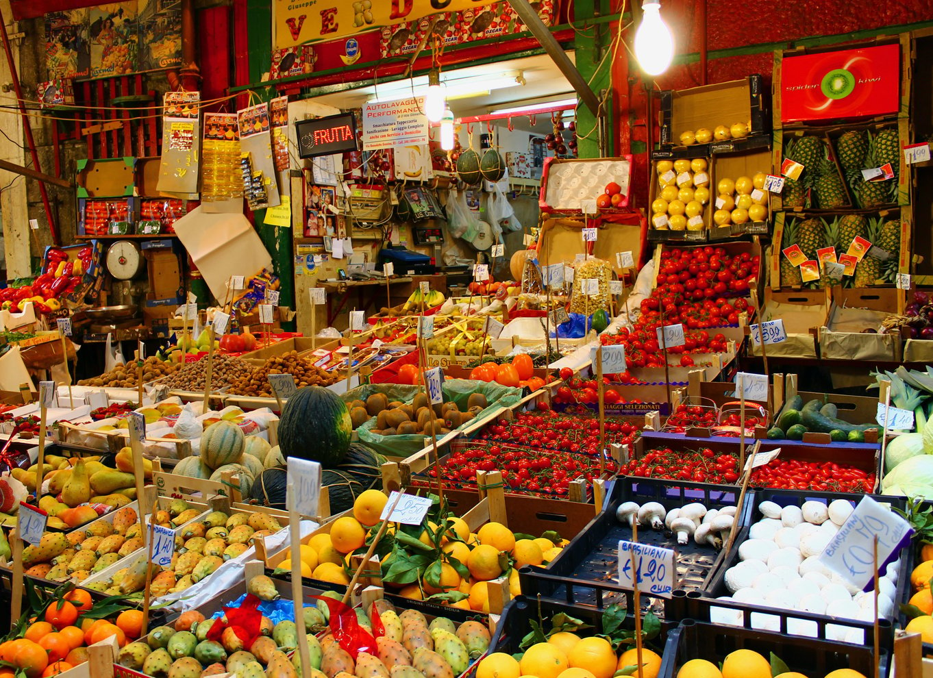 Palermo: Byrundvisning med markeder og monumenter i centrum